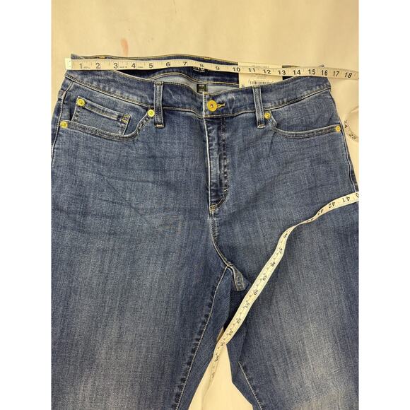 NWT I.N.C. International Concepts Jeans Skinny Curvy Mid-Rise Blue Size 14 / 32 - Picture 3 of 11